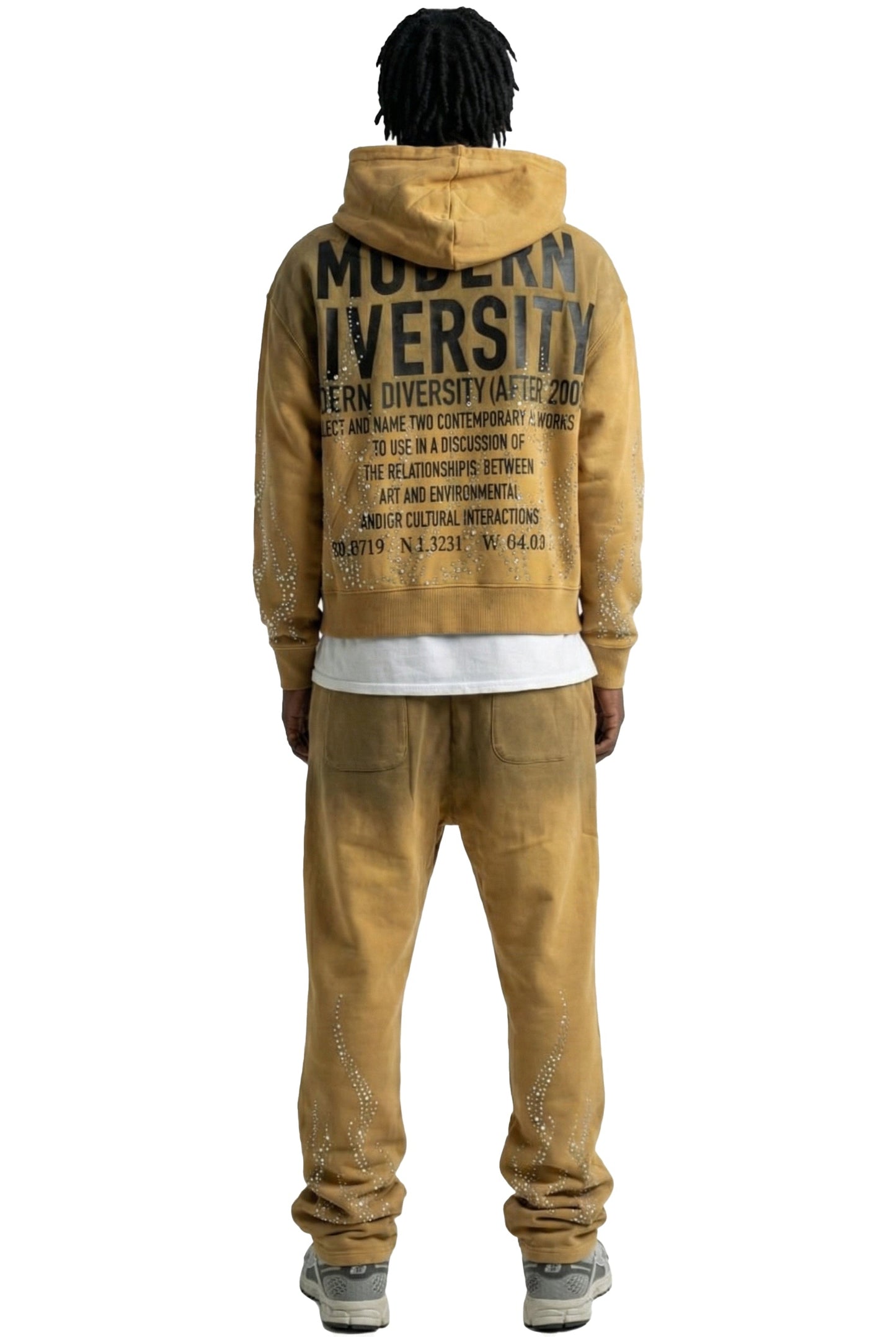 NEW ROLE Terry Long Sleeve Crop Top Full Zip Hoodie